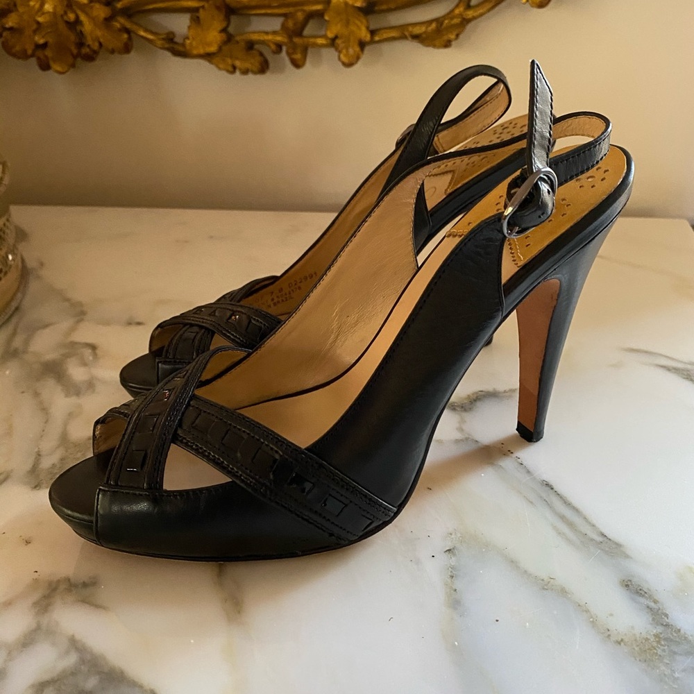 Cole Haan Black Slingback Pumps
